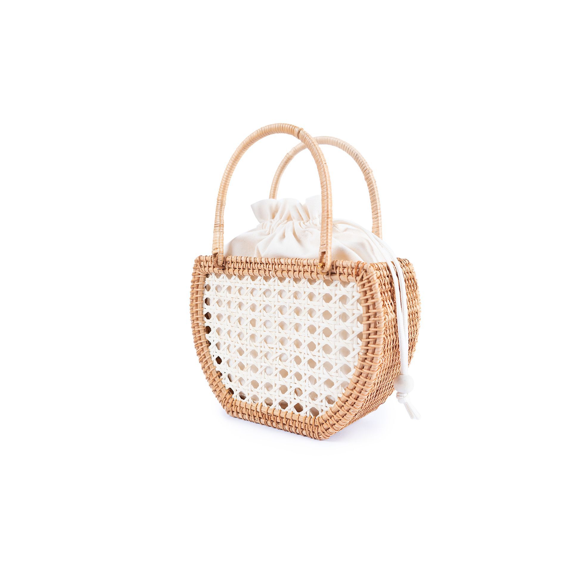 Amelia Small Satchel, NATURAL, on-hover image number 1