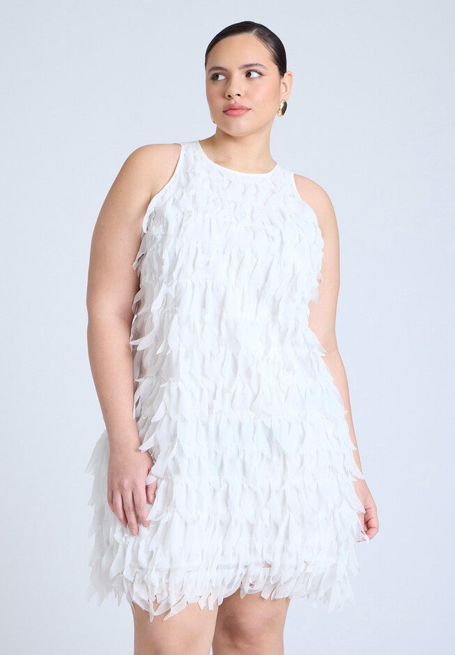Mini Texture Dress , JET STREAM, alternate image number null