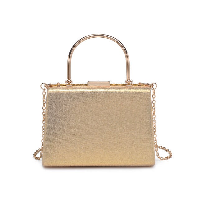 Wren Gold Fringe Evening Bag, GOLD, alternate image number null