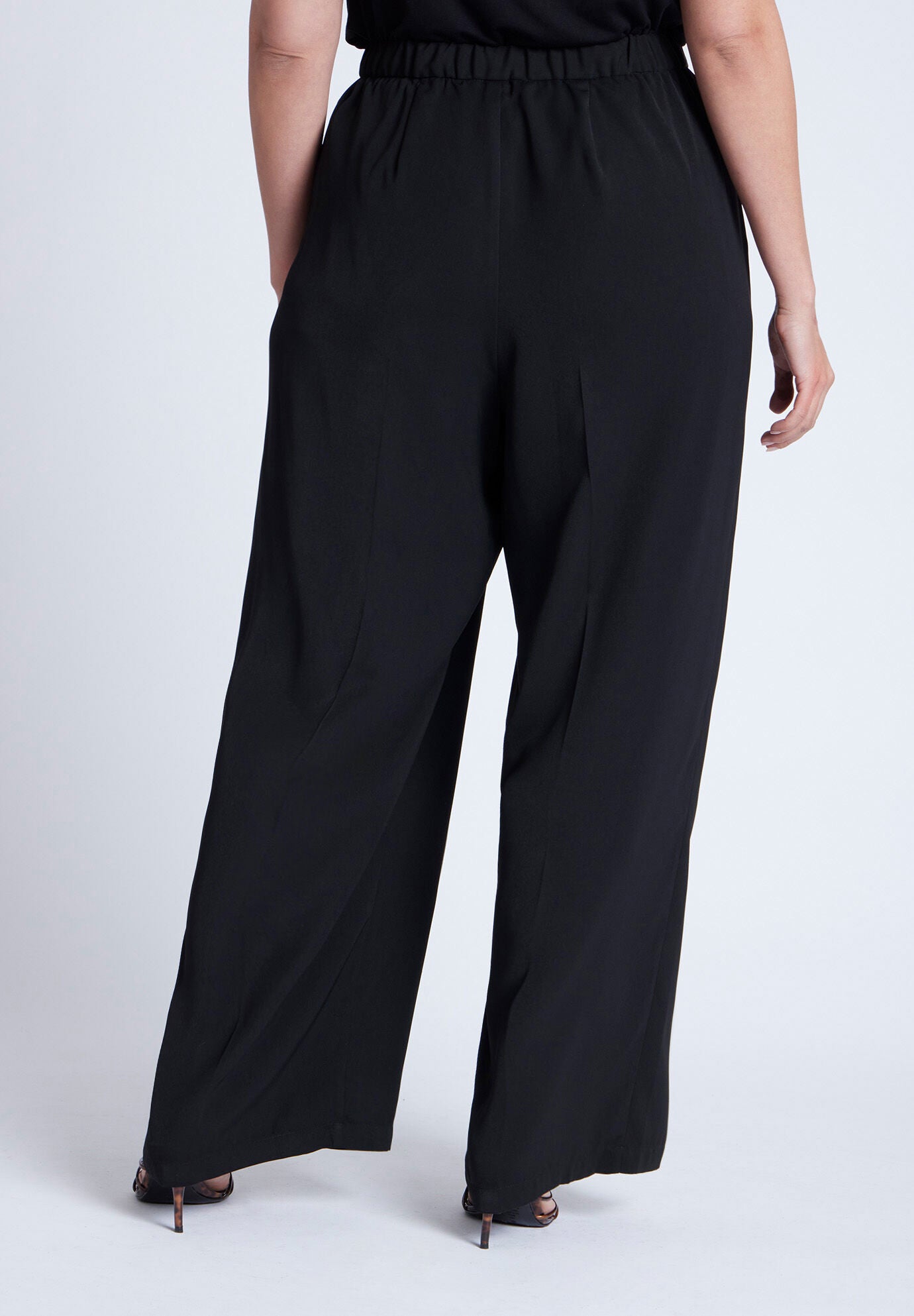 Wide Leg Trouser, BLACK ONYX, alternate image number 2