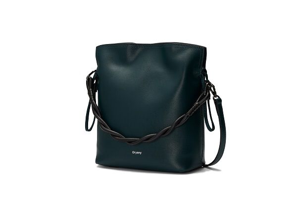 Madeleine Bucket Medium Crossbody, DEEP GREEN, on-hover image number 1