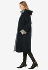 Contrast Hood Raincoat, , alternate image number null