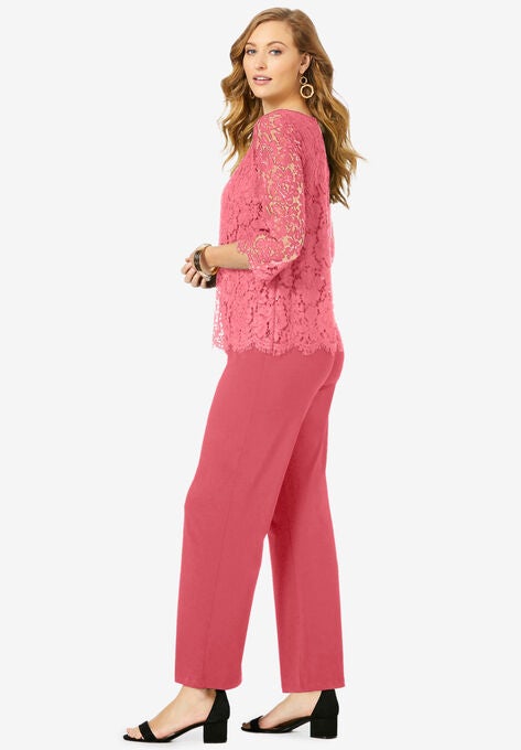 Popover Lace Jumpsuit, , alternate image number null