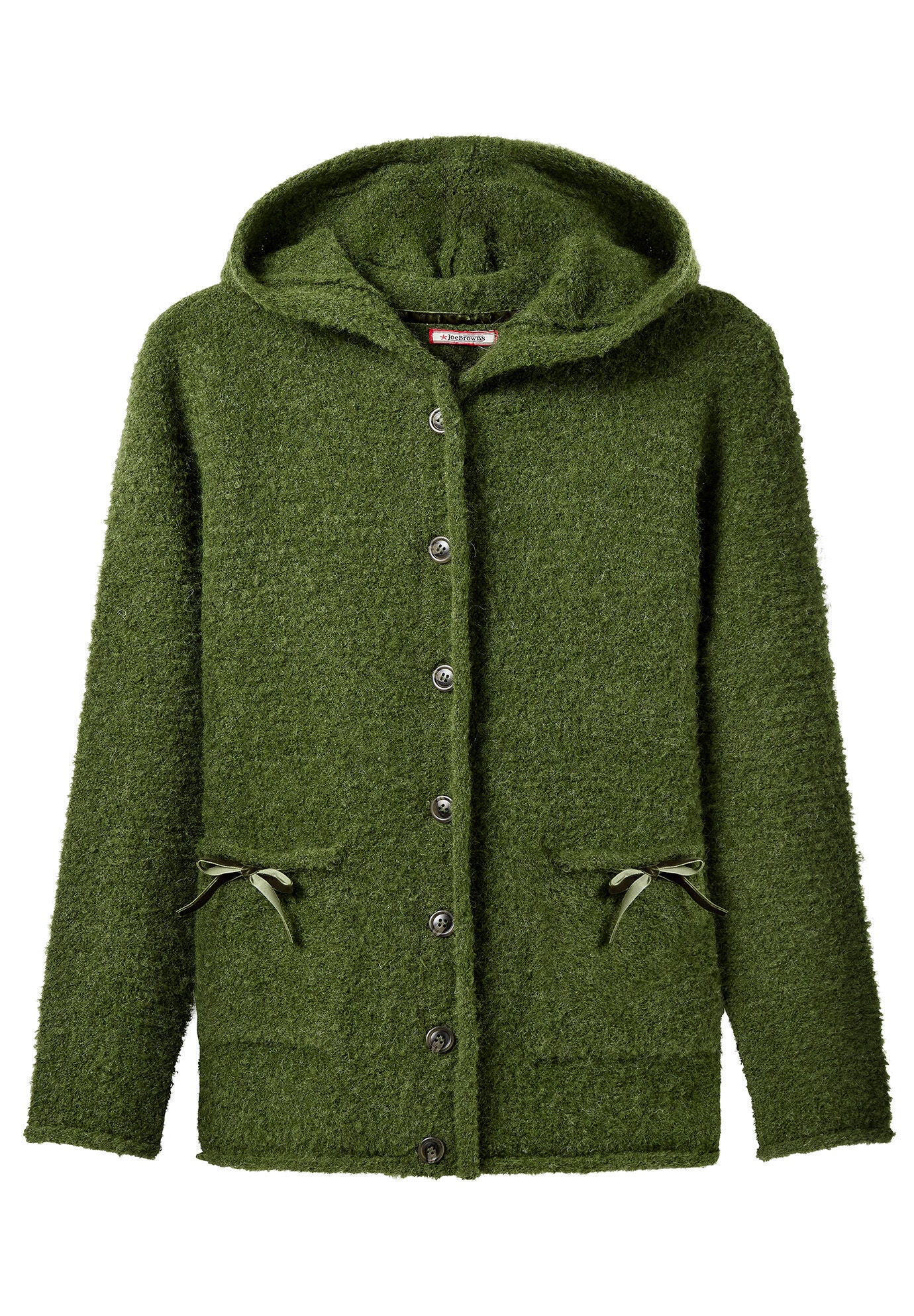 Hooded Sweater Jacket, MOSS, alternate image number 3