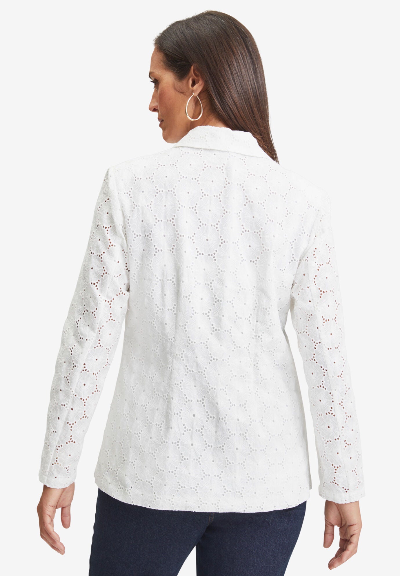 Eyelet Blazer, , alternate image number 2