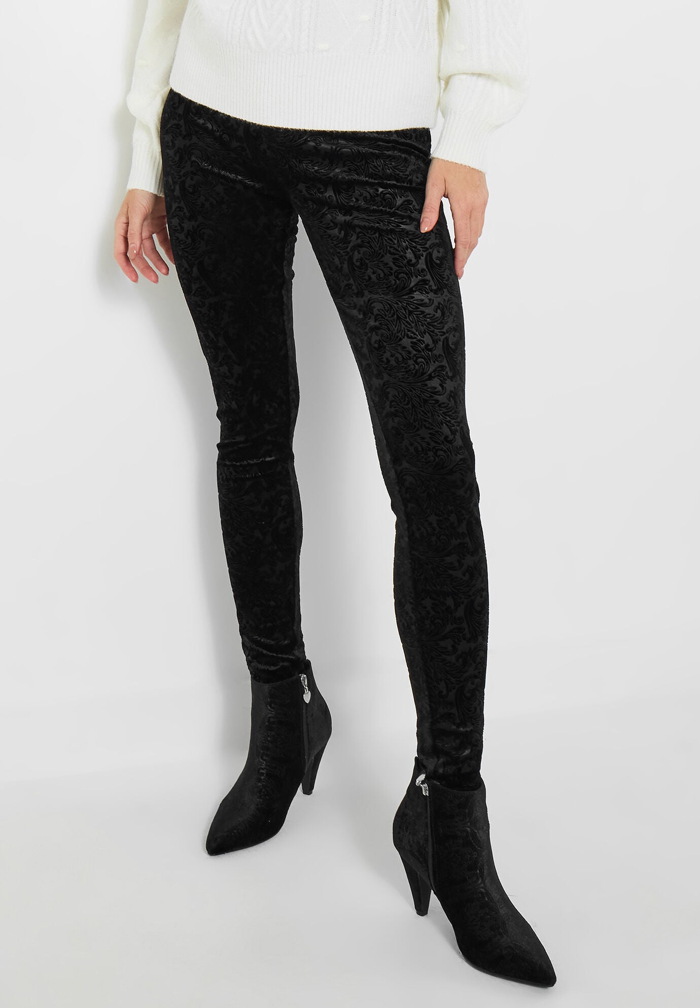 Stretch Velvet Legging