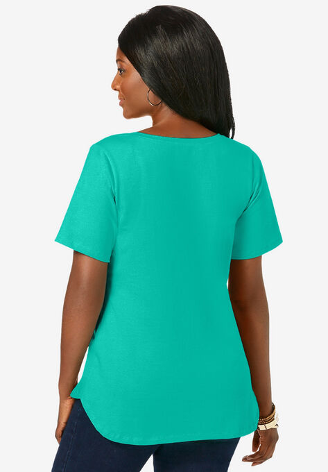 V-Neck Tee, , on-hover image number null