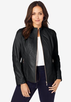 Plus Size Leather Suede Jackets Coats Onestopplus