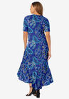 Everyday Knit Flounce Hem Maxi Dress, , on-hover image number 1