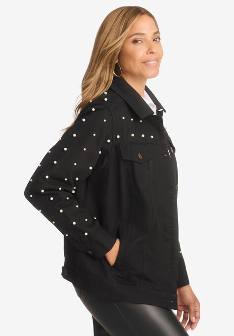 Classic Cotton Denim Jacket, , alternate image number null