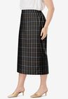 Wool-Blend Midi Skirt, , alternate image number null