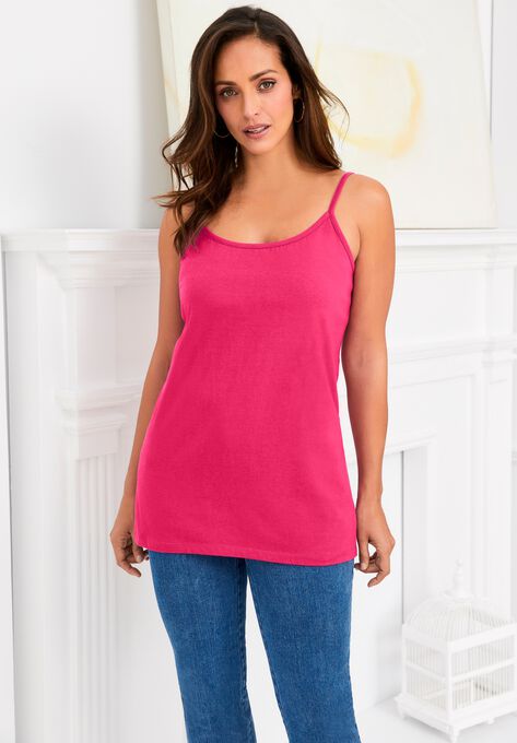 Cami Top with Adjustable Straps, , alternate image number null