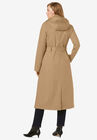 Double Breasted Long Trench Coat, , on-hover image number 1