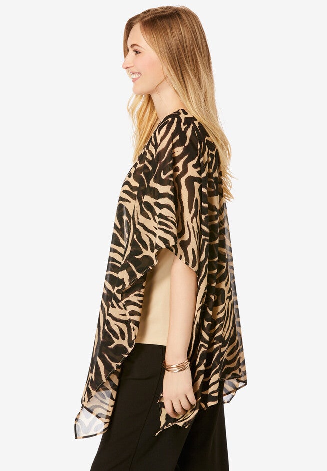 Georgette Caftan Tunic, , alternate image number null