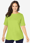 Cuff Tee, DARK LIME, hi-res image number null
