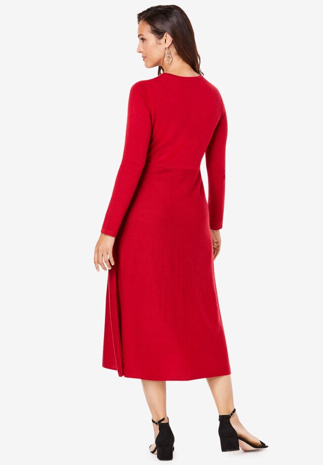 Embellished Sweater Dress, , on-hover image number 1
