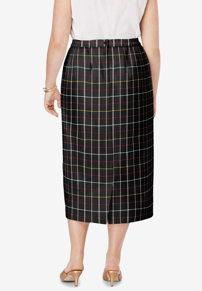 Wool-Blend Midi Skirt, , on-hover image number 1