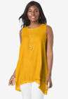 Crinkled Tunic, SUNSET YELLOW, hi-res image number 0