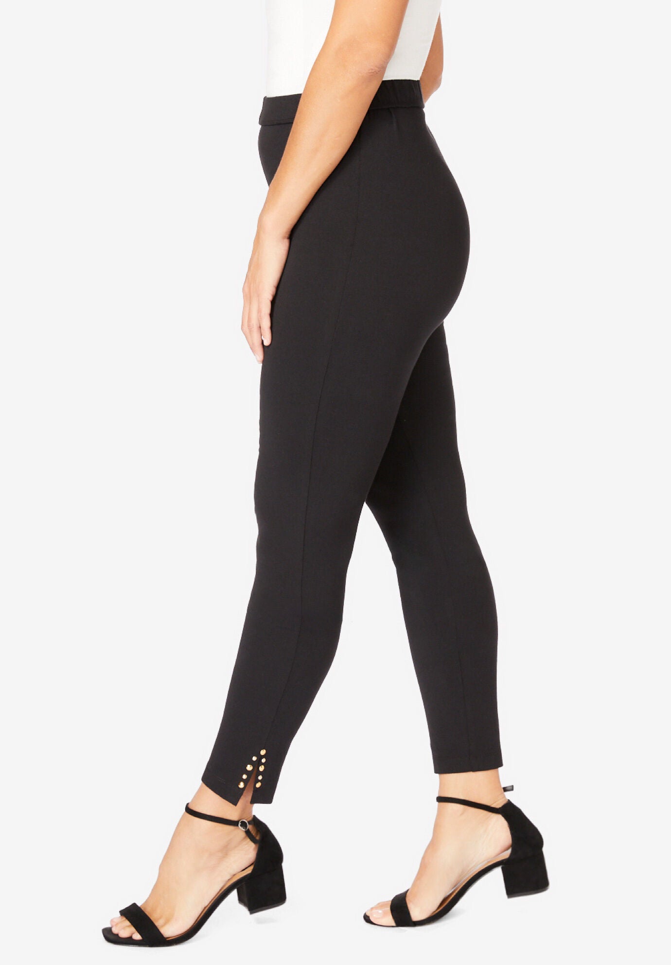 Berlin Slit Leggings Black
