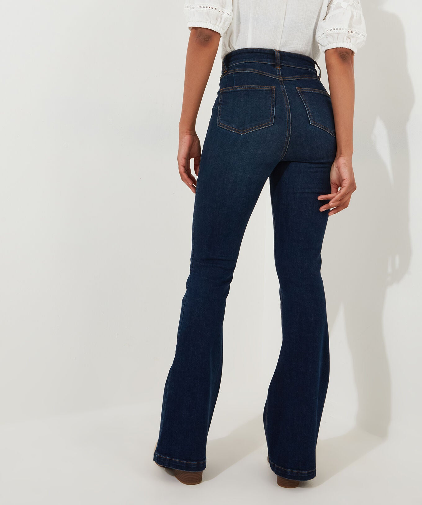 Western Bootcut Jean, DARK BLUE, alternate image number 2