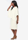 Cable Knit Cape Sweater Dress, , alternate image number null