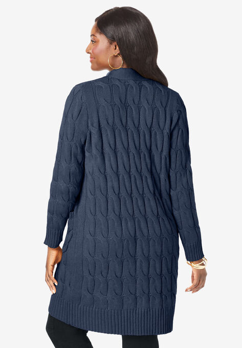 Cable Duster Sweater, , on-hover image number null
