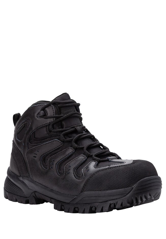 Propet Sentry Men'S Work Boots Shoes, BLACK, hi-res image number 0