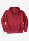 Boulder Creek™ Thermal Waffle Zip Hoodie, HEATHER BURGUNDY, hi-res image number null