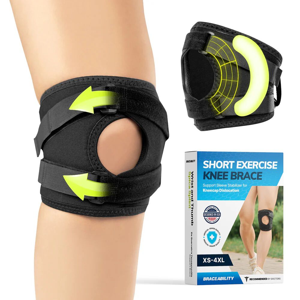Patella Tracking Brace, BLACK, hi-res image number 0