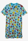 Licensed Novelty Nightshirt, SESAME STREET PINSTRIPE TOSS, hi-res image number null