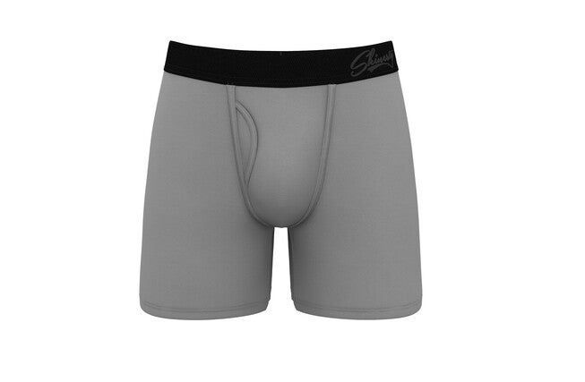 The 50 Shades | Grey Ball Hammock® Pouch Underwear With Fly, GRAY, hi-res image number 0