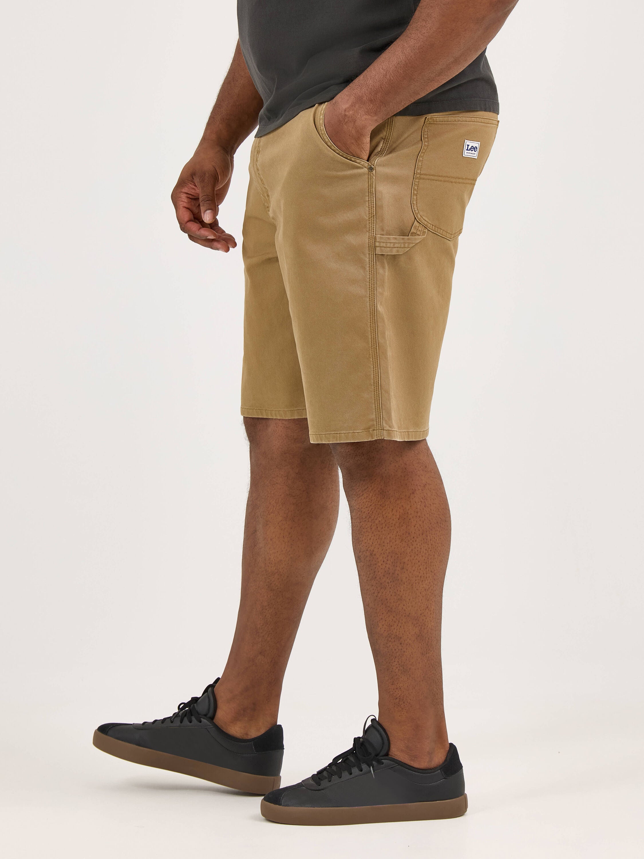 Legendary Workwear Carpenter Short, DARK KHAKI, alternate image number 3