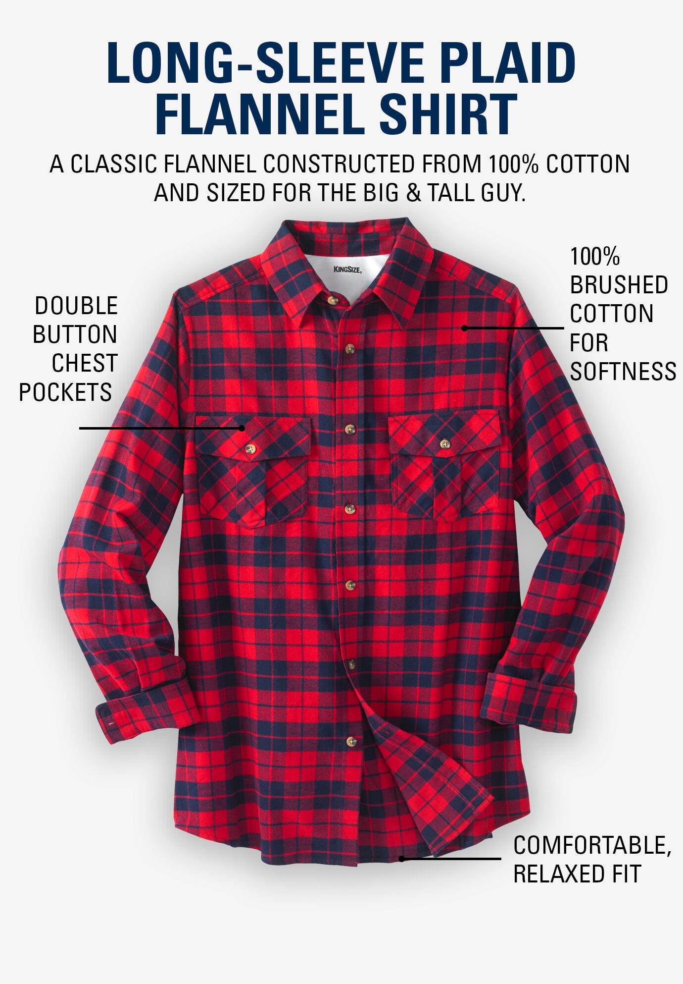 Signature Plaid Flannel Shirt, , alternate image number 10