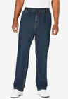 Loose Fit Comfort Waist Jeans, VINTAGE WASH, hi-res image number null