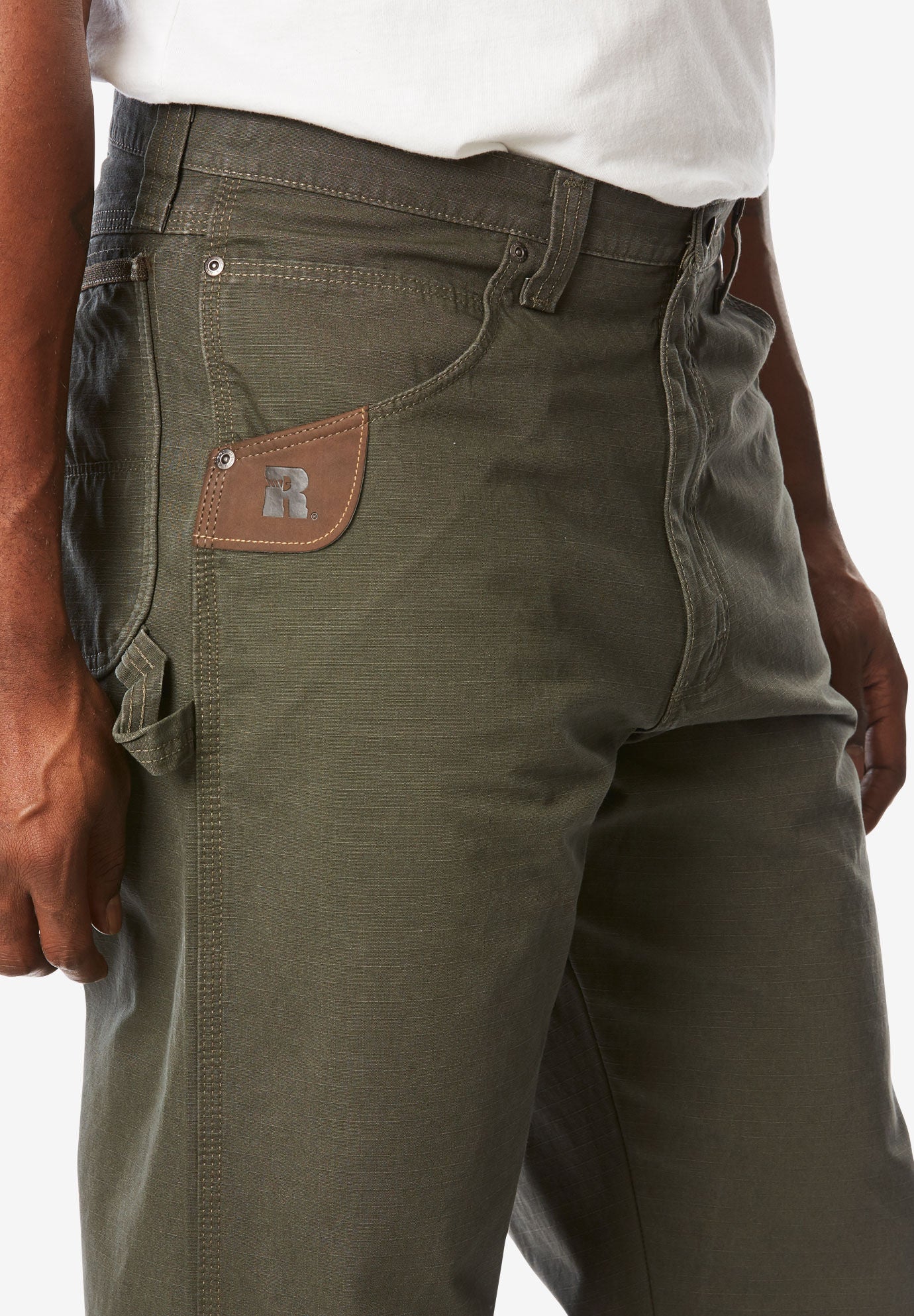 Wrangler&reg; Riggs Workwear Denim Ripstop Carpenter Jeans, , alternate image number 2