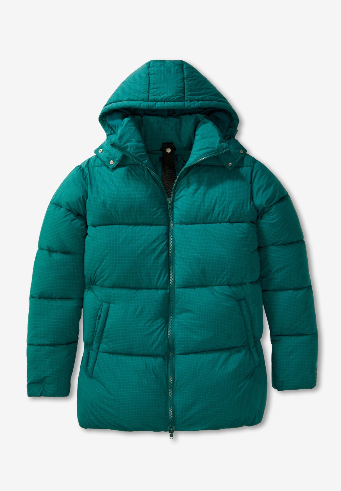 Hipster Quilted Puffer, FOREST GREEN, hi-res image number 0