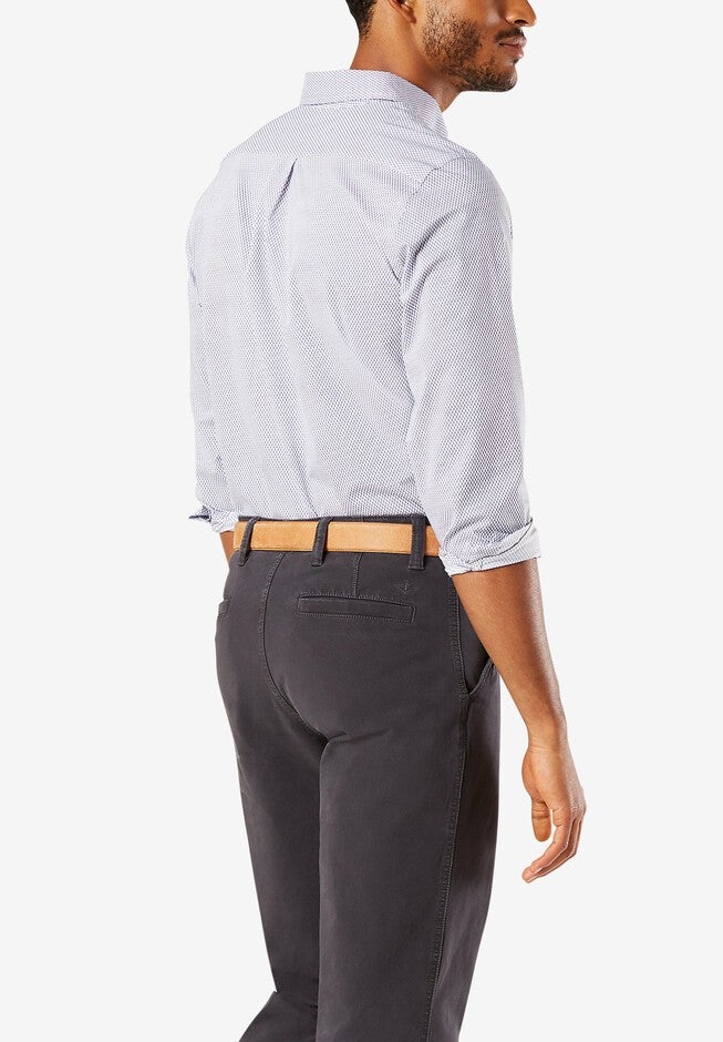 Comfort Flex Long-Sleeve No Wrinkle Shirt by Dockers®, , on-hover image number null