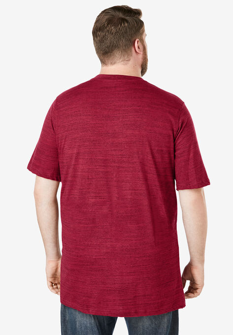 Boulder Creek® Heavyweight Longer-Length Pocket Crewneck T-Shirt, , on-hover image number null