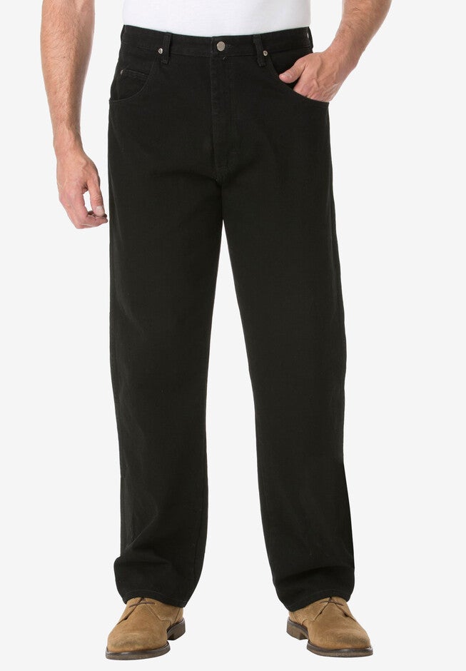 Wrangler® Relaxed Fit Classic Jeans, BLACK DENIM, hi-res image number null