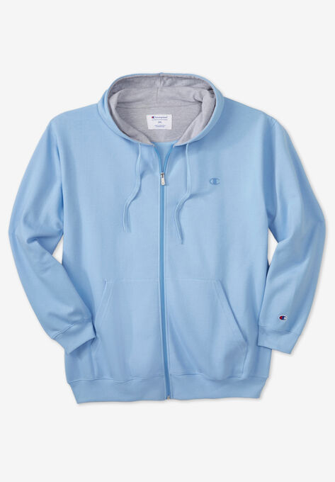 Champion® Zip-Front Hoodie, LIGHT BLUE, hi-res image number null