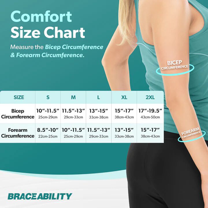 Comfort Elbow Sleeve, GRAY, alternate image number 1