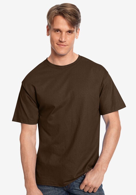 Hanes® Tagless ® T-Shirt, DARK CHOCOLATE, hi-res image number null