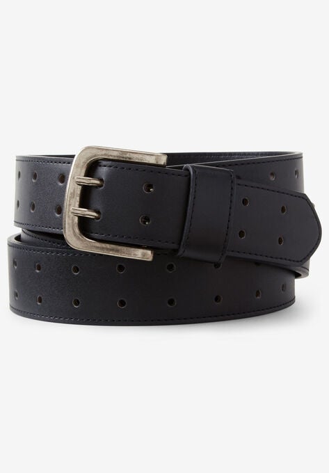 Double Prong Belt, BLACK, hi-res image number null
