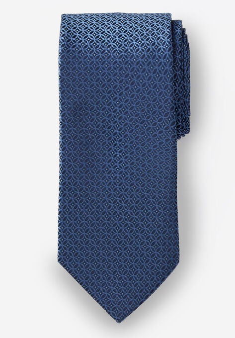 KS Signature Extra Long Classic Geo Tie, DARK NAVY GEO, hi-res image number null