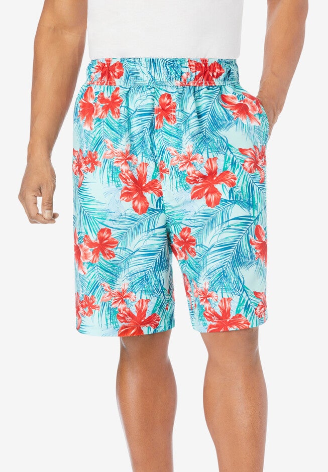 KS Island™ Printed Swim Trunks, FLORAL, hi-res image number 0