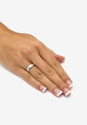 Sterling Silver Wedding Band Ring, , alternate image number null