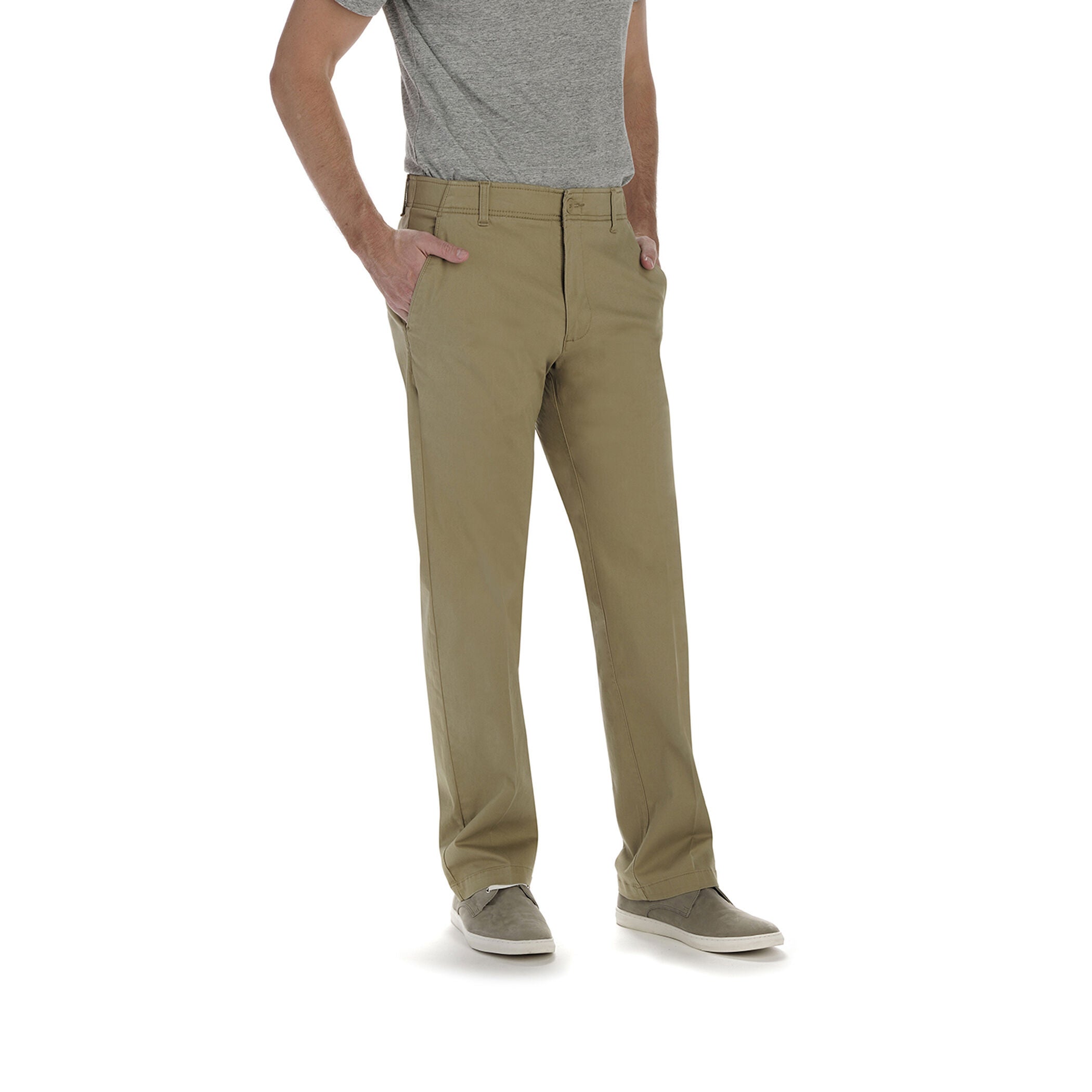 Lee&reg; Extreme Comfort Pants, ORIGINAL KHAKI, hi-res image number 0
