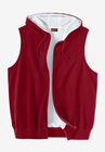 BOULDER CREEK™ THERMAL LINED FLEECE VEST, RICH BURGUNDY, hi-res image number null