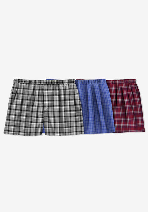 Woven Boxers 3-Pack, ASSORTED COLORS, hi-res image number null