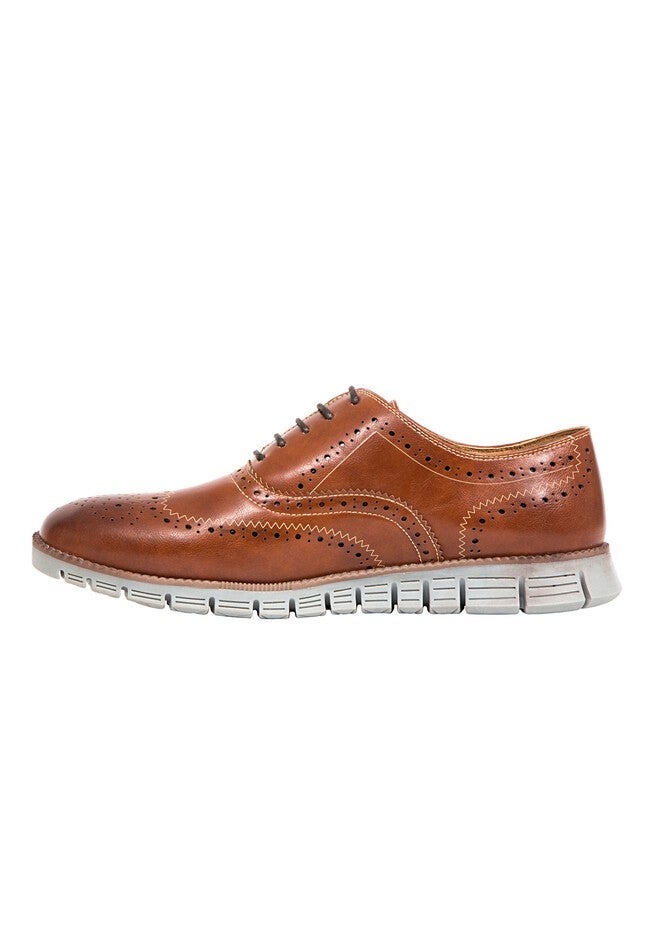 Deer Stags® Benton Memory Foam Lace-up Brogue Shoes, , alternate image number null
